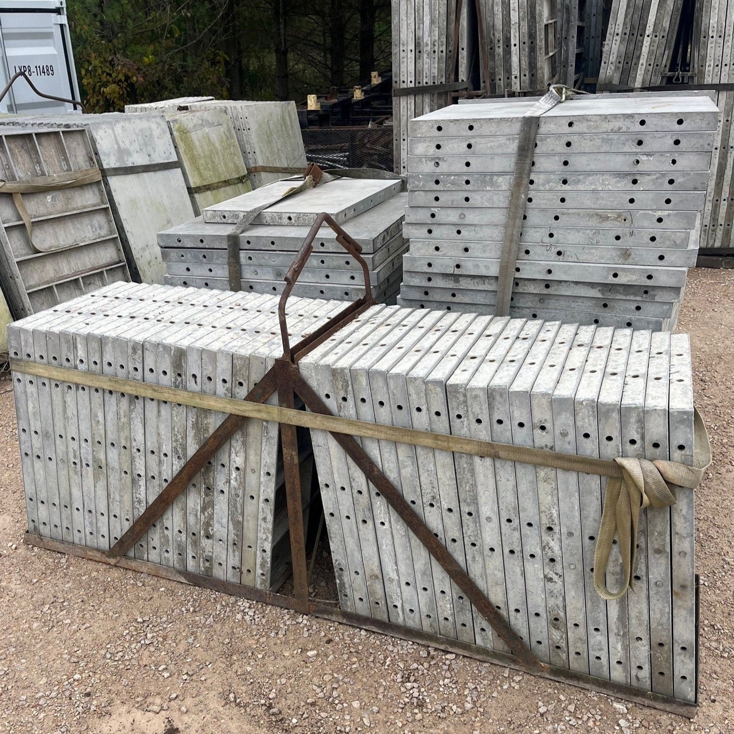 2' aluminum concrete forms