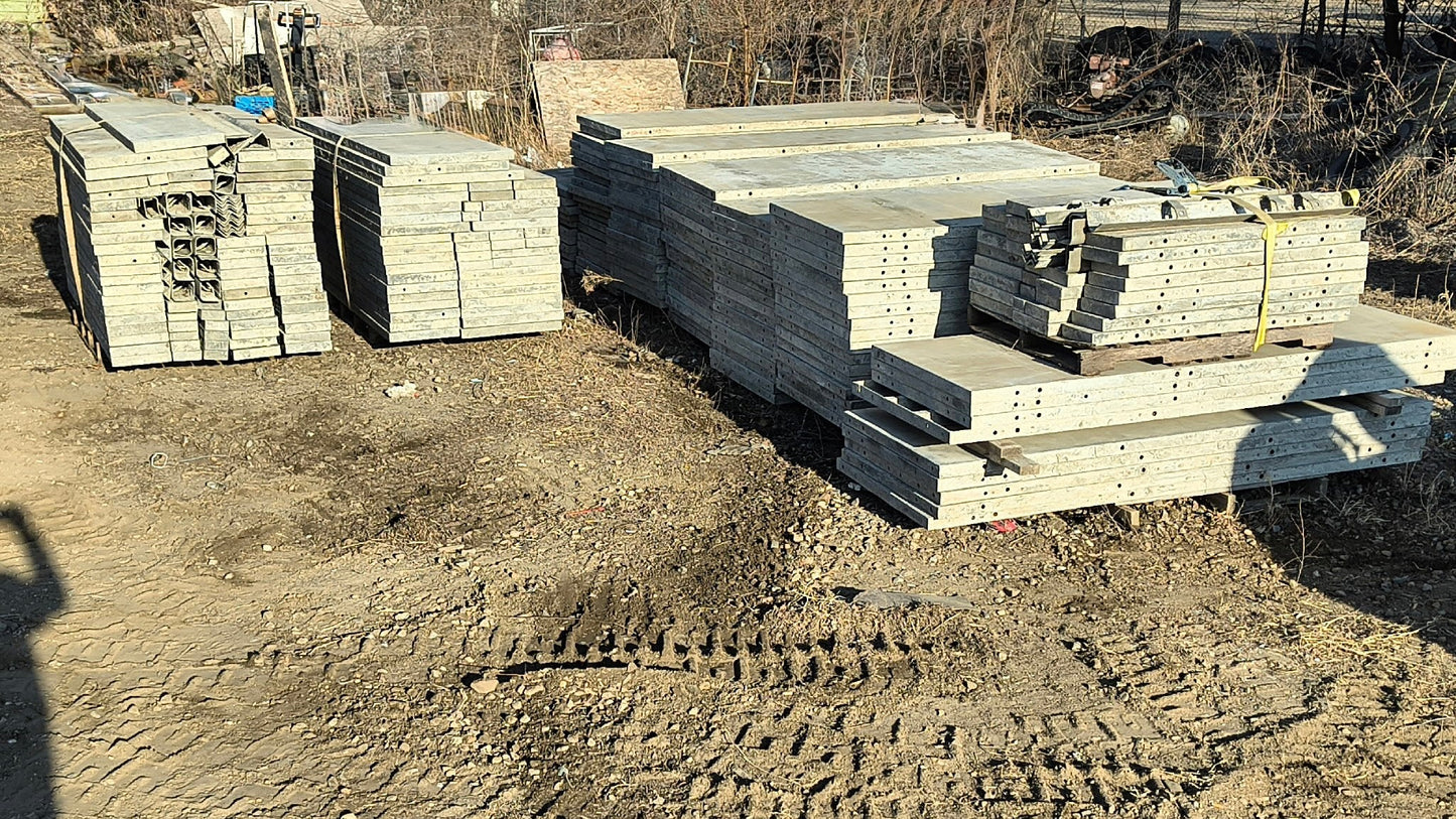 8' aluminum concrete forms