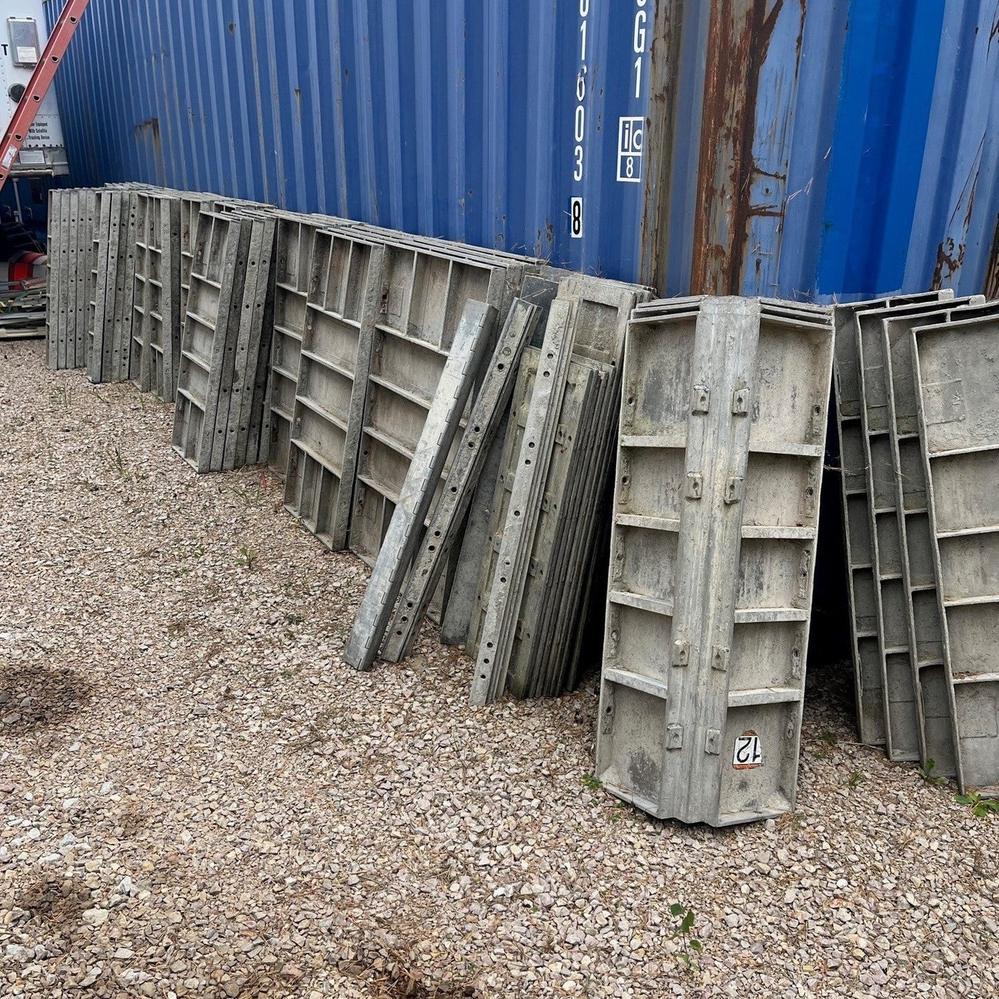 4' aluminum concrete forms