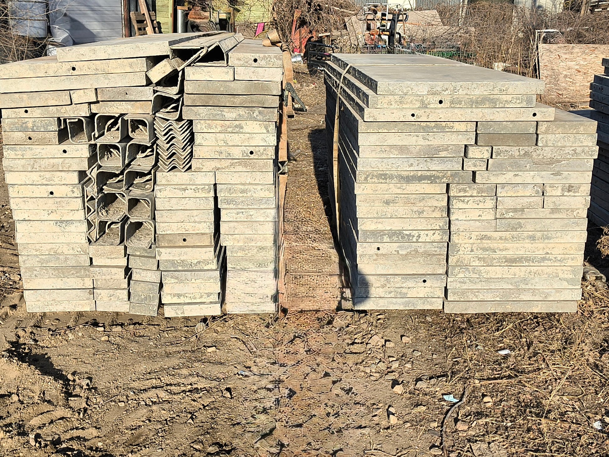 8' aluminum concrete forms