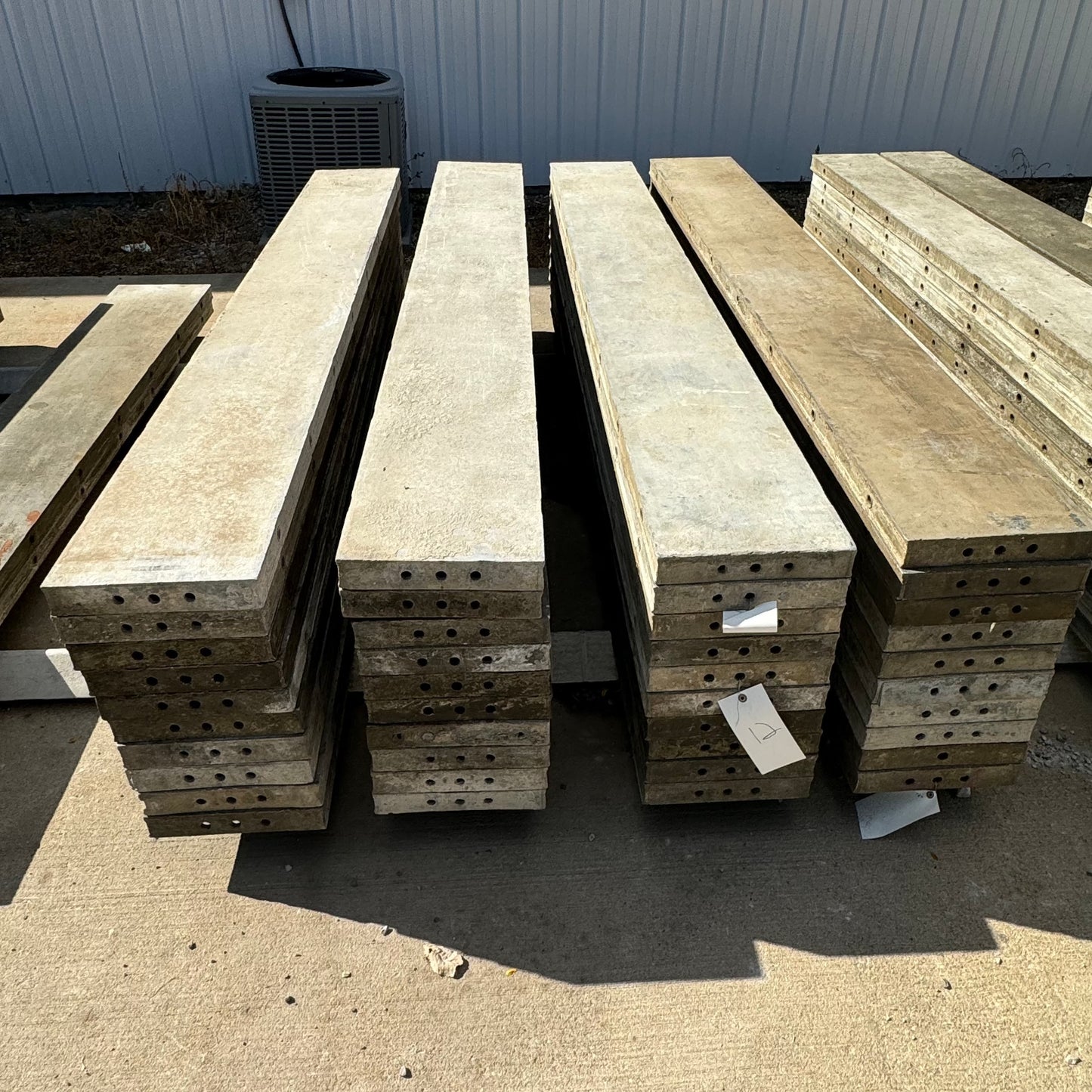 8' aluminum concrete forms