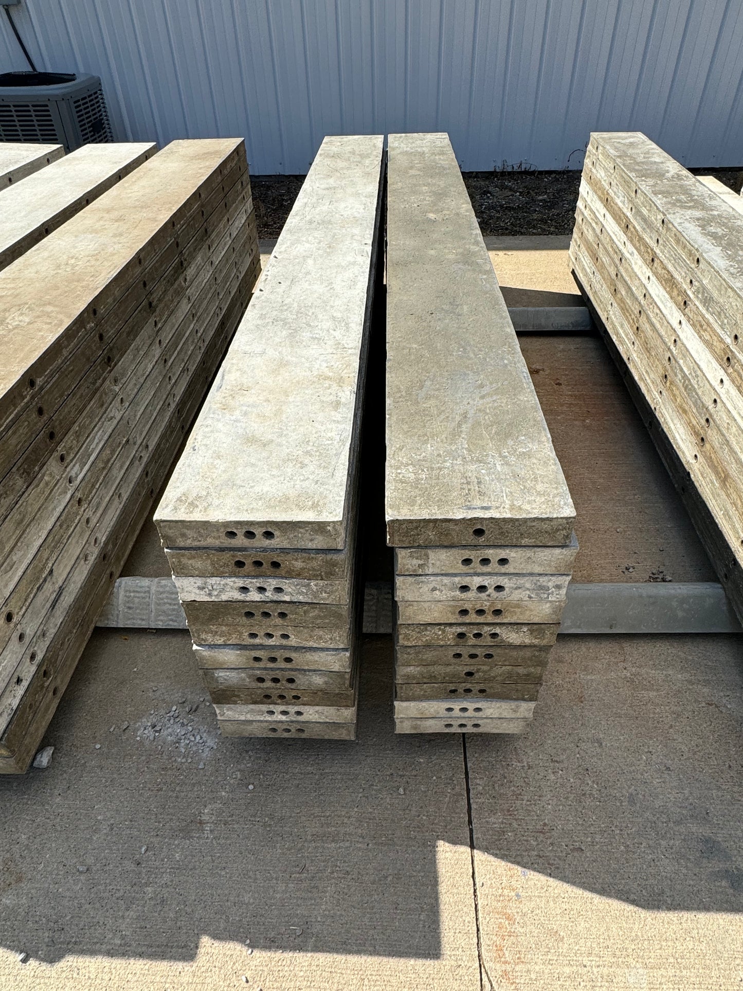 8' set of Wall-Ties Aluminum Concrete Forms