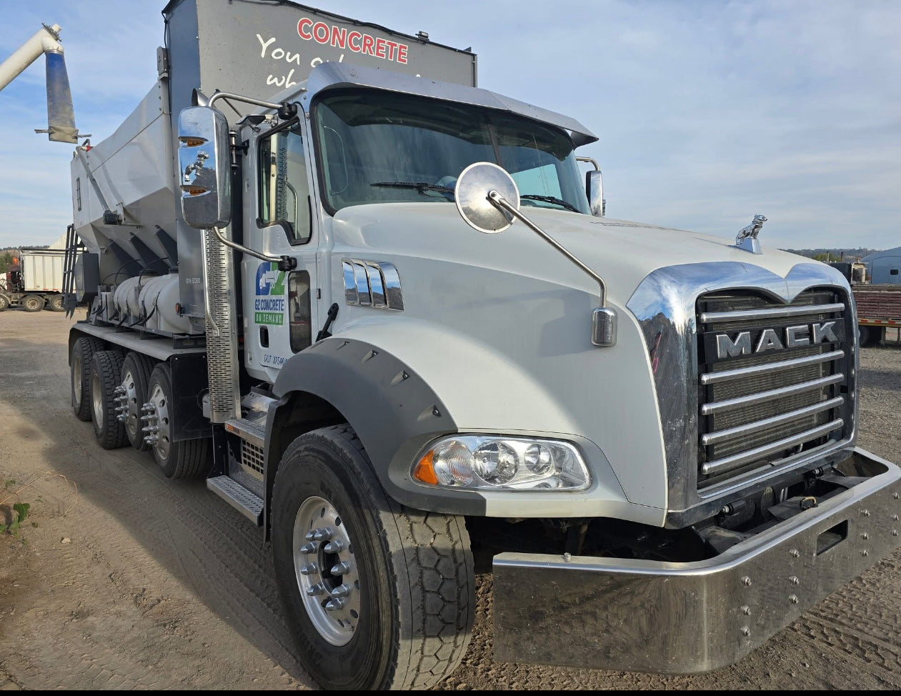 2023 Mack Granite 10x4 Cementech C60 10-Yard Mobile Volumetric Concrete Mixer