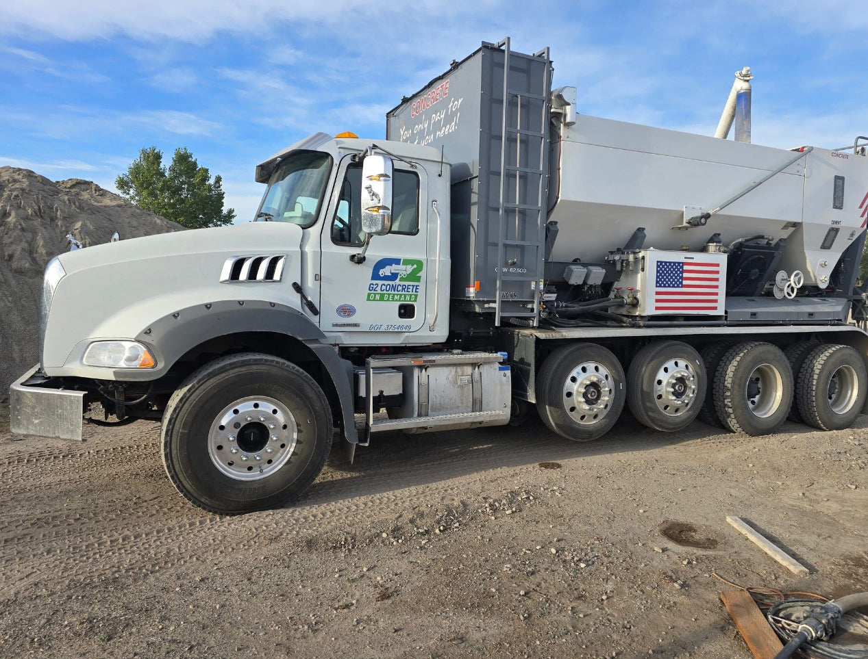 2023 Mack Granite 10x4 Cementech C60 10-Yard Mobile Volumetric Concrete Mixer