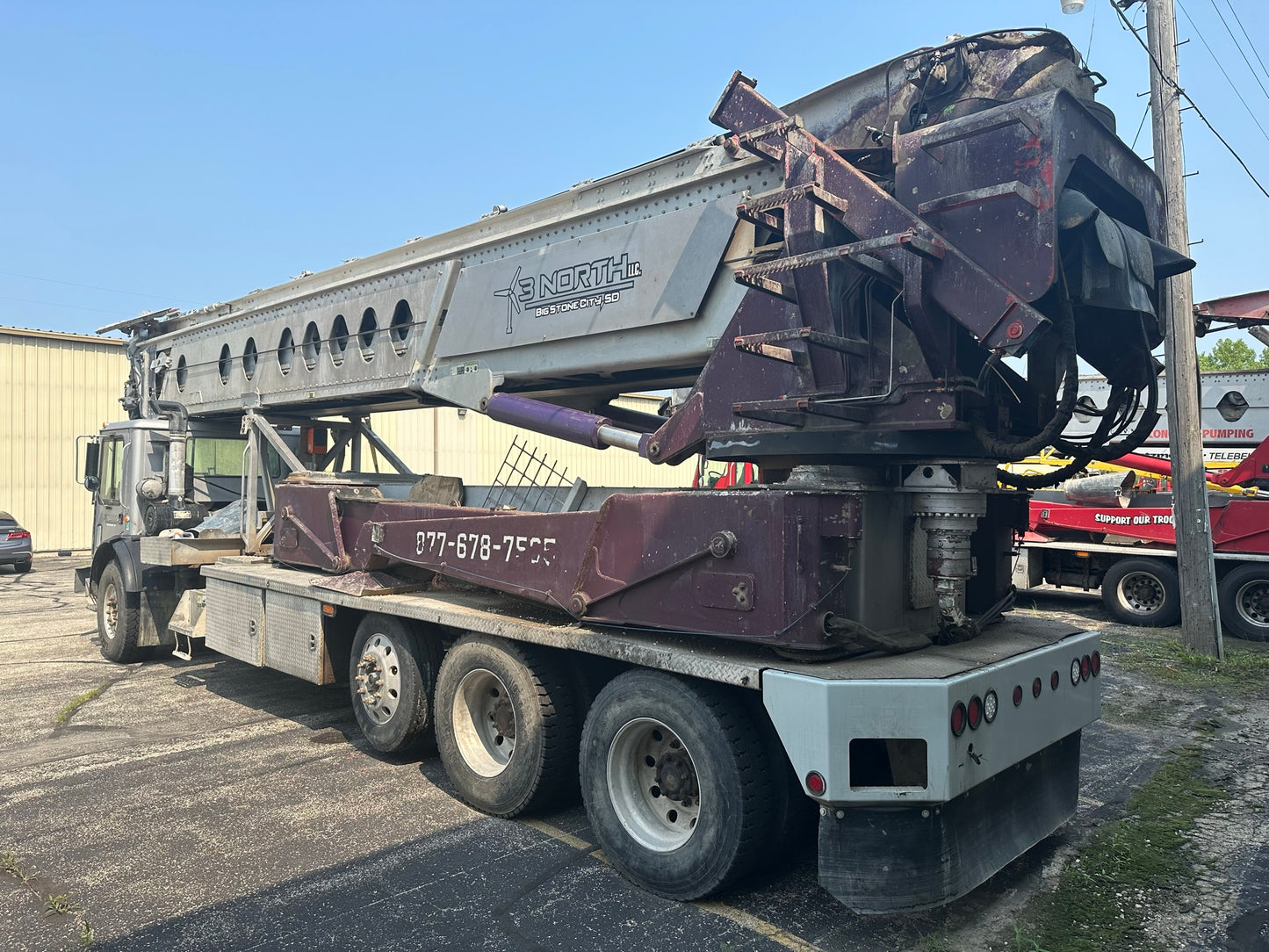2007 Putzmeister TB110-18 On 2007 Mack MR688S