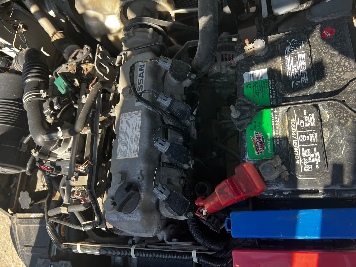 Nissan 6000lb Pneumatic Forklift with Side Shift
