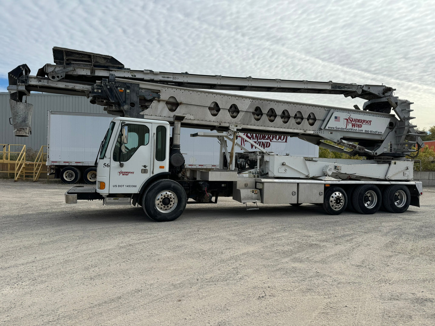 2008 Putzmeister TB-110 Telebelt Conveyor On 2007 American LaFrance Condor Truck