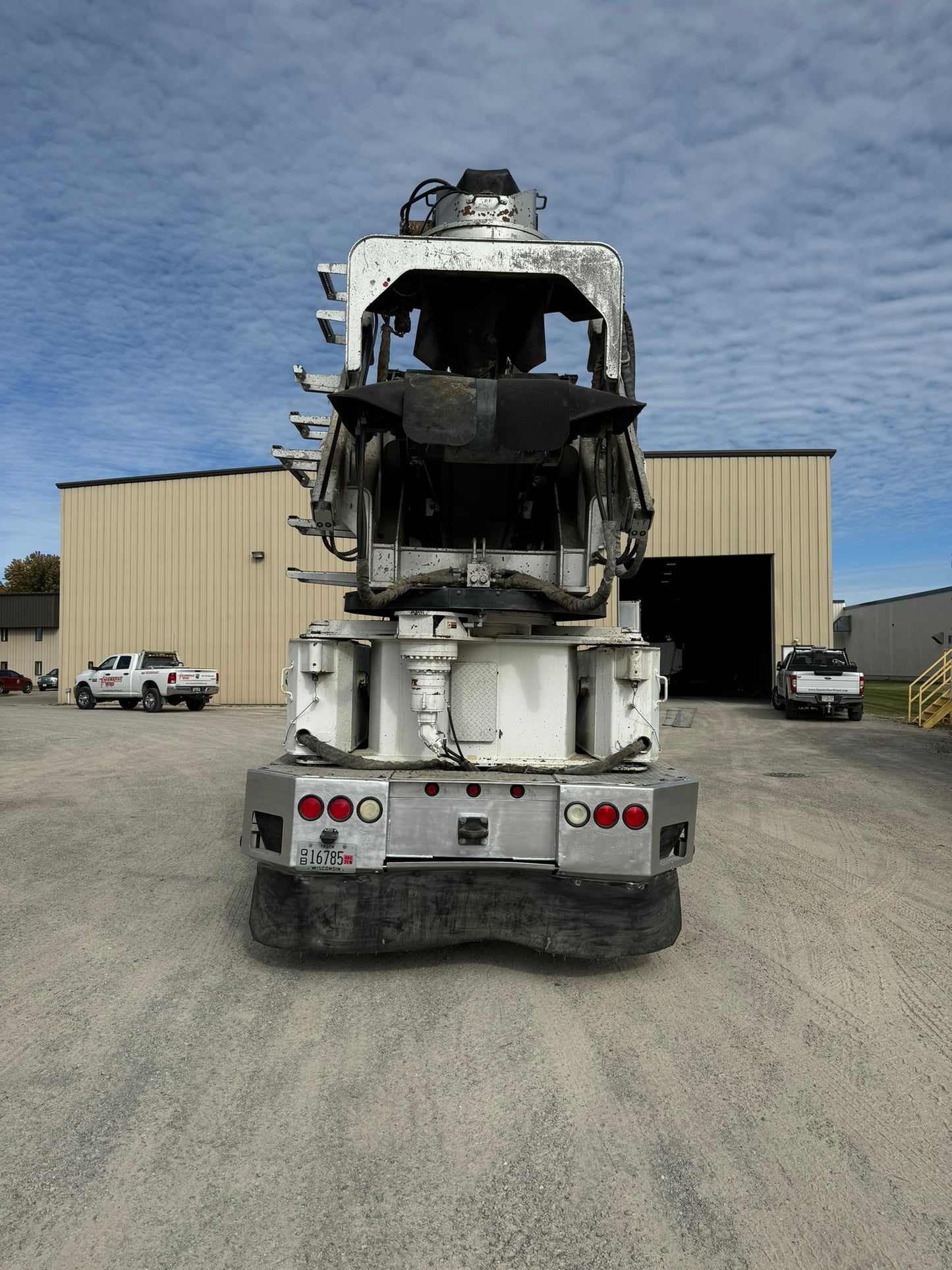 2008 Putzmeister TB-110 Telebelt Conveyor On 2007 American LaFrance Condor Truck