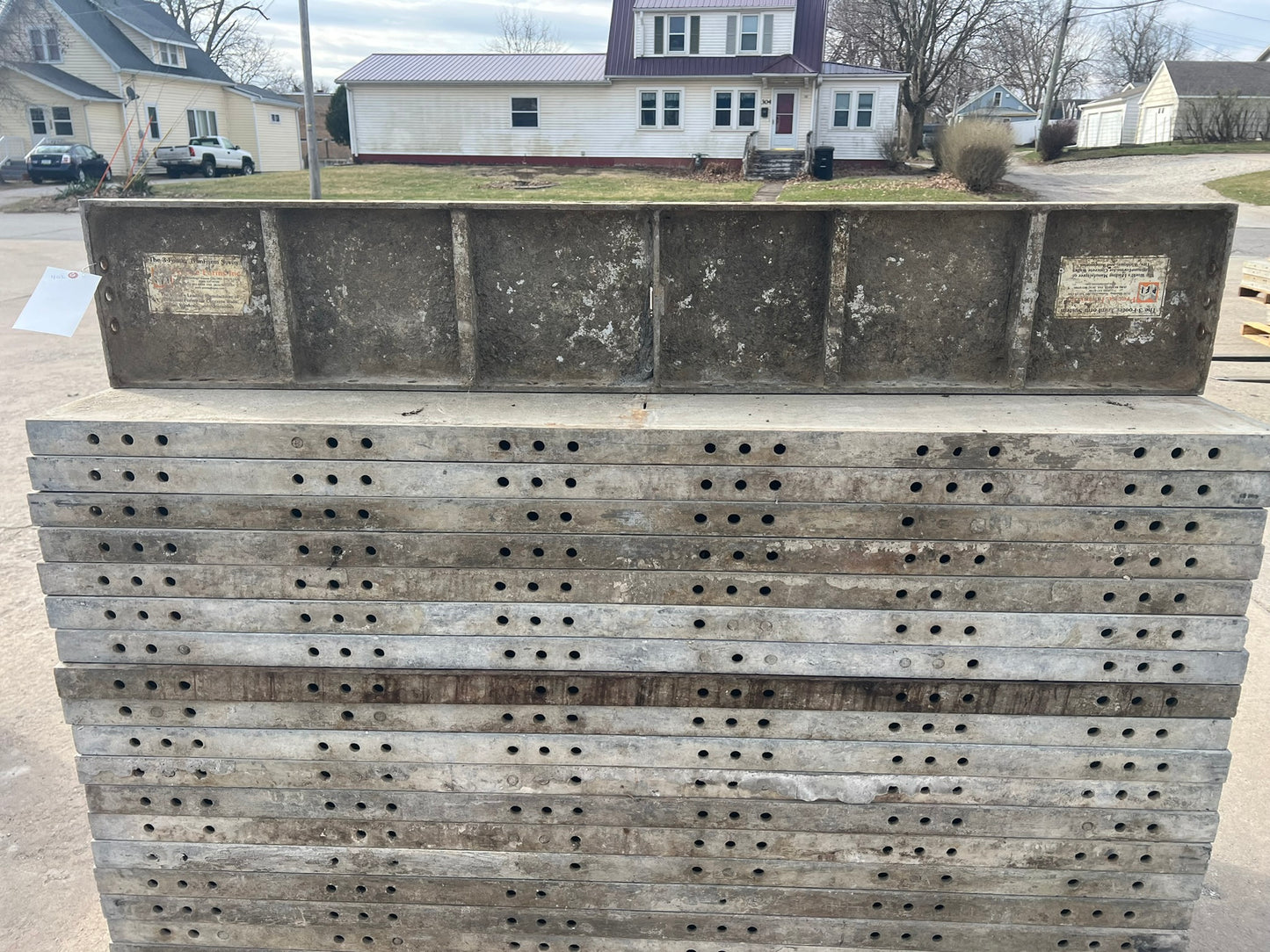 72" x 1' Precise Aluminum Concrete Forms