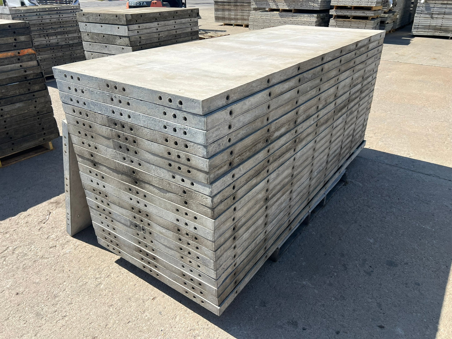 8' aluminum concrete forms