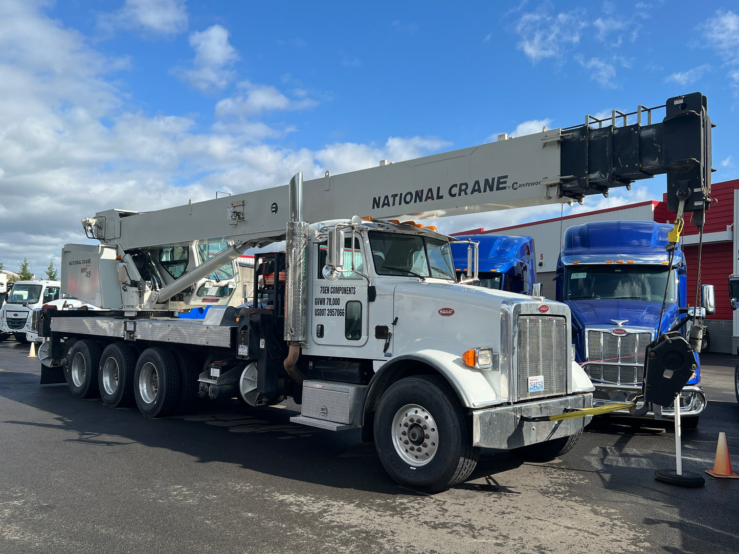 2011 Peterbilt 365 NBT 45-142 45-Ton Boom Crane Truck
