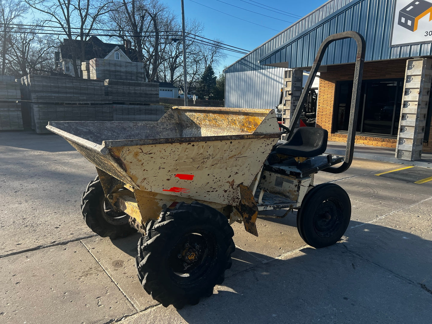 ride-on concrete buggy