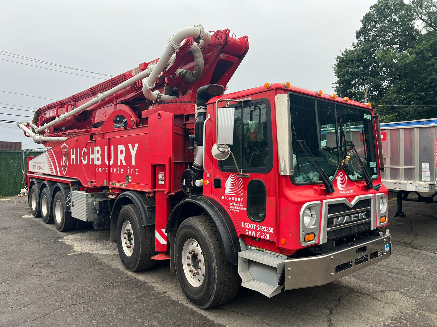 Concrete pump