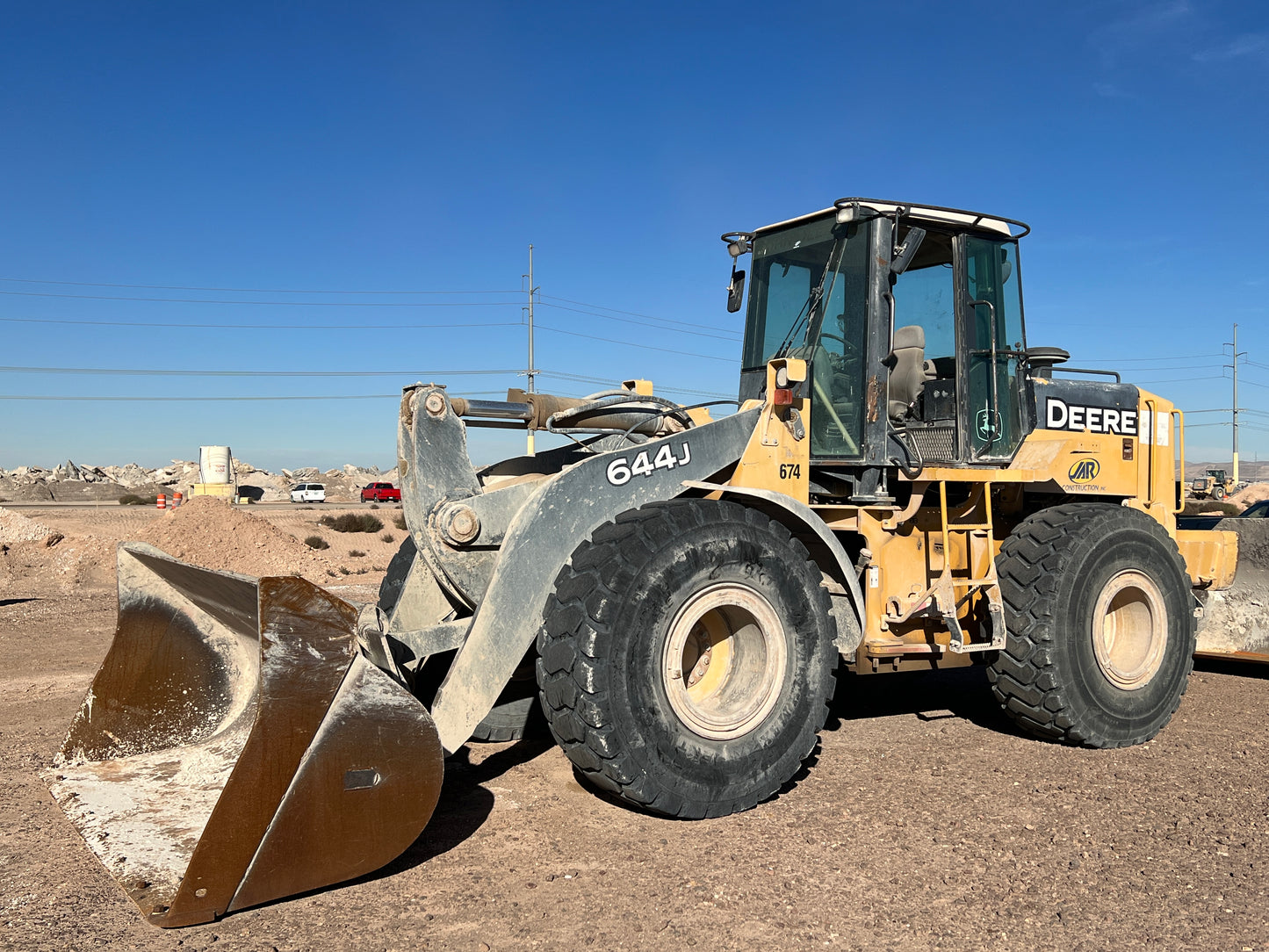Heavy Construction Equipment from JAR Concrete & Paso Del Norte Materials