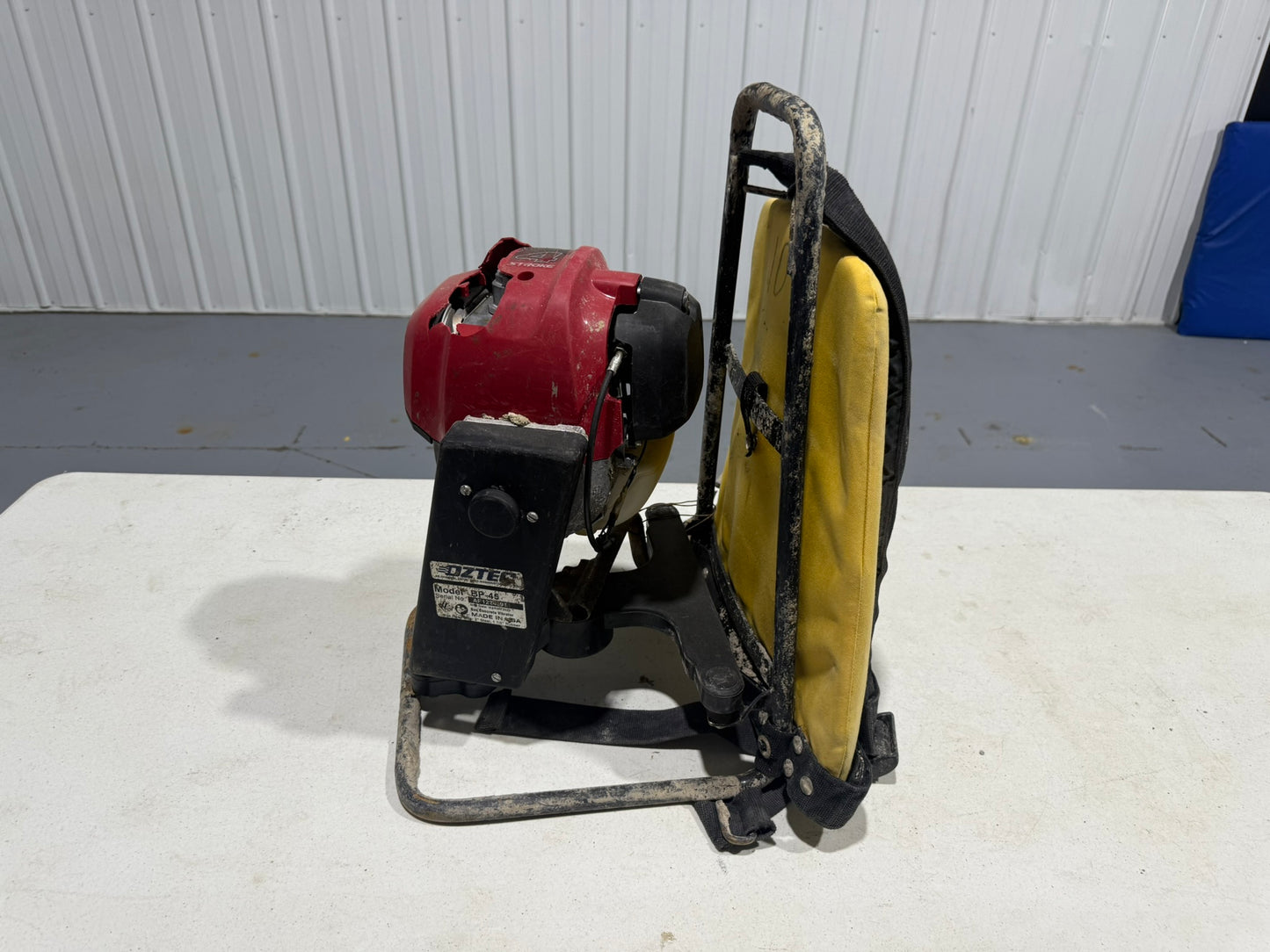 concrete backpack vibrator