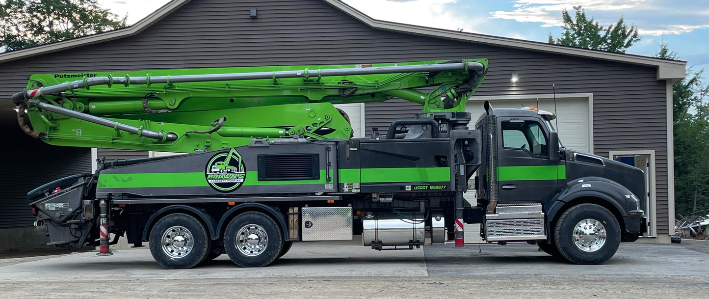 2019 Putzmeister 38Z on 2020 Kenworth T880