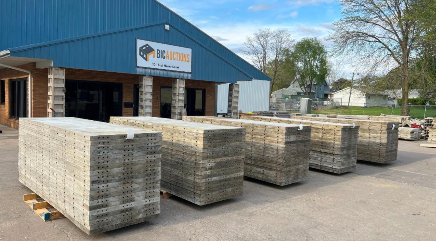 8' aluminum concrete forms