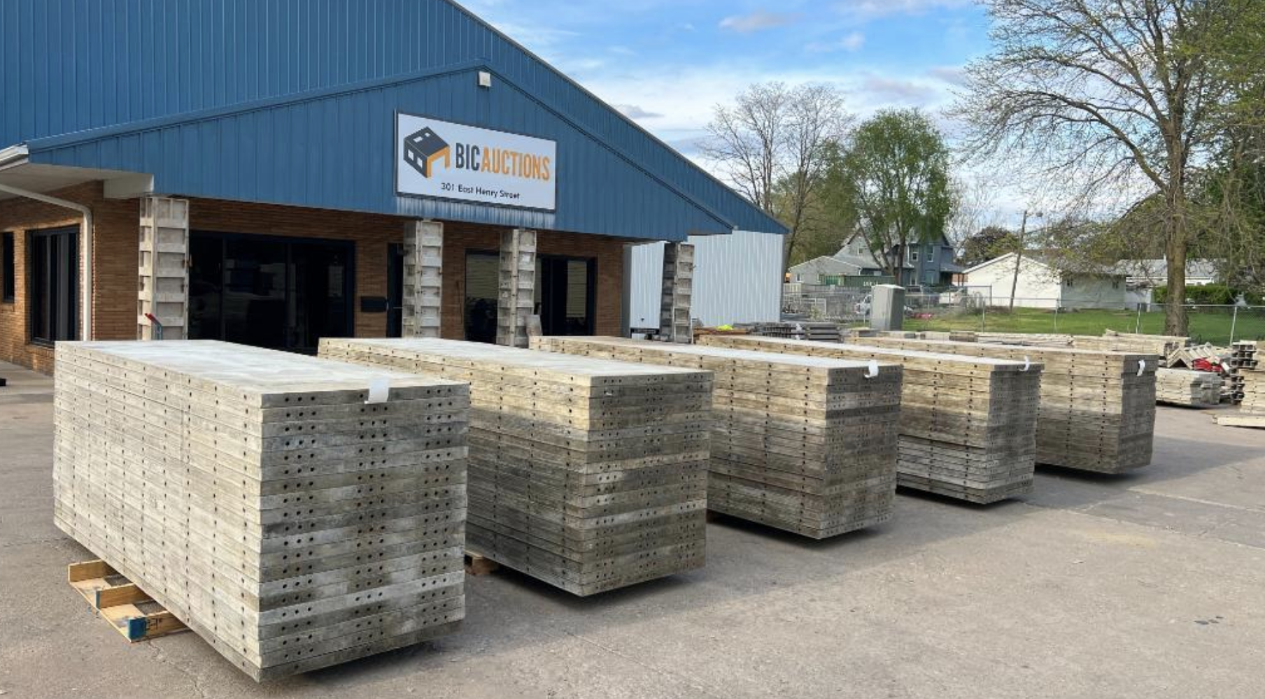 8' aluminum concrete forms