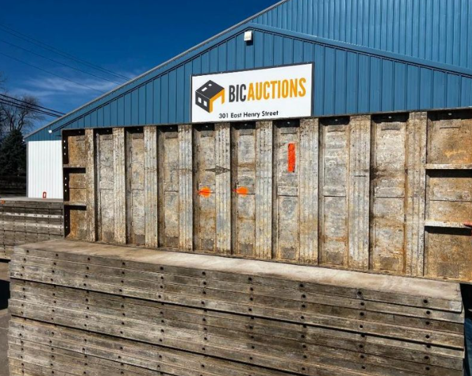 10' aluminum concrete forms