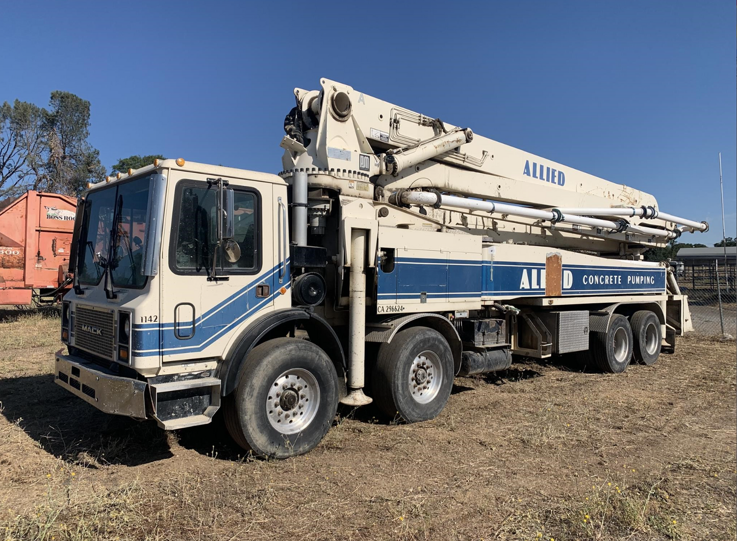 2001 Putzmeister 42m on 2001 Mack MR688 8x4 Concrete Pump Truck