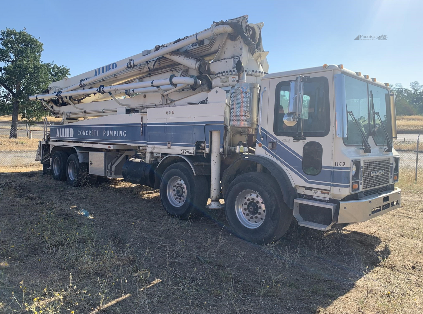 2001 Putzmeister 42m on 2001 Mack MR688 8x4 Concrete Pump Truck