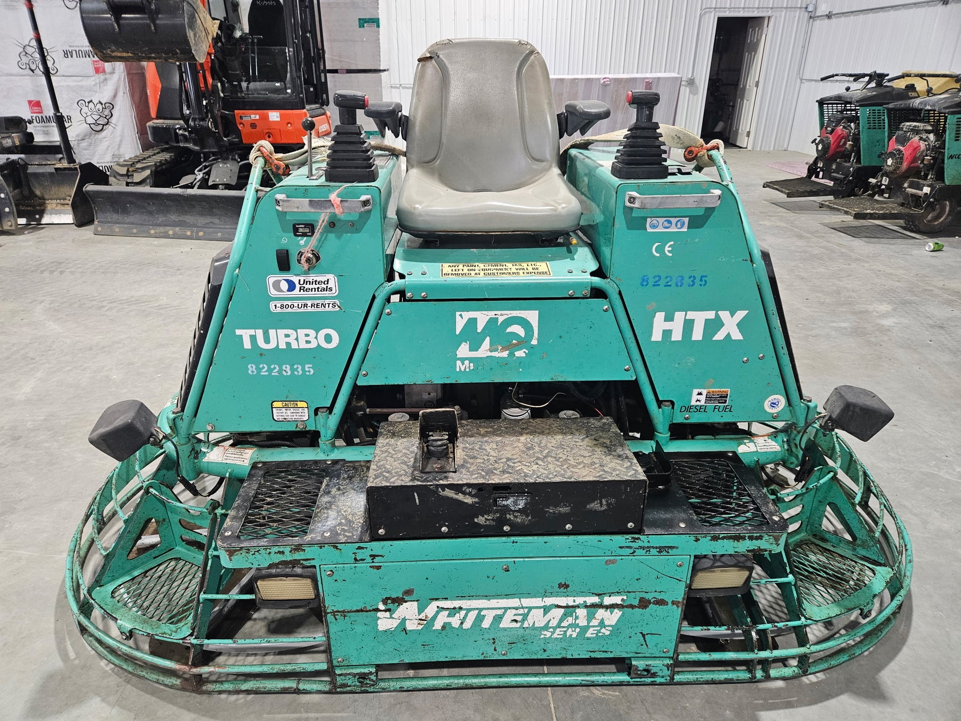 2006 Whiteman 8' Hydro Ride-On Concrete Trowel