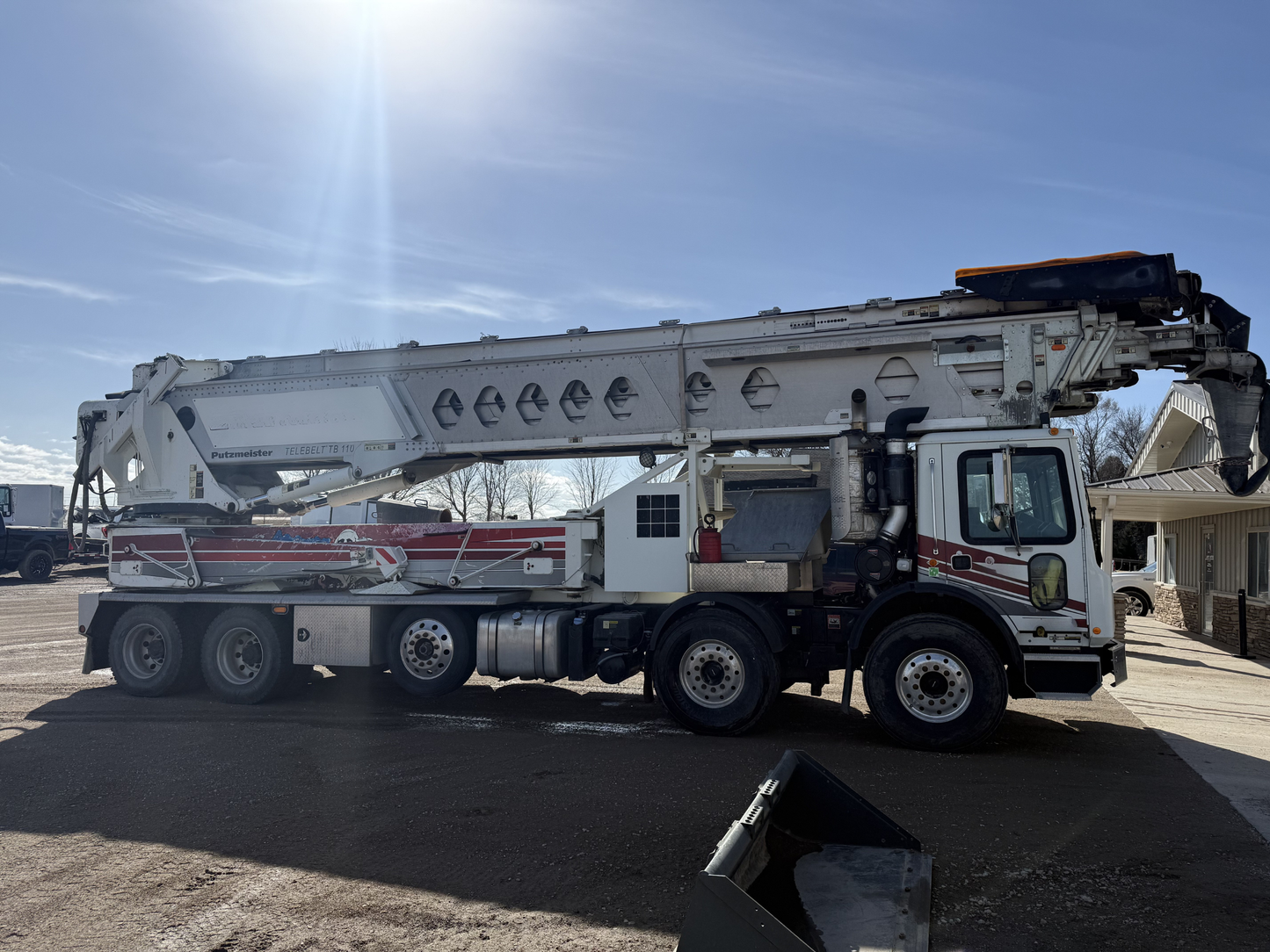 2019 Putzmeister TB-110 Telebelt Conveyor On 2020 Mack TE64 10x4 Truck