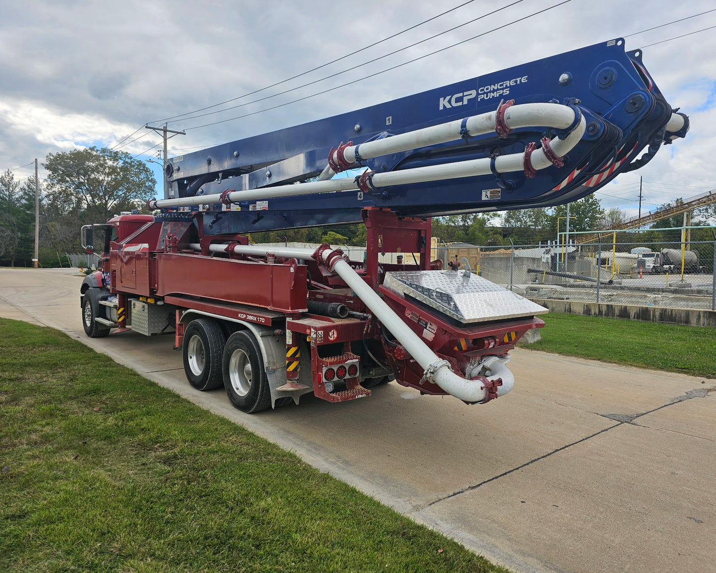 2021 KCP 38m on 2021 Mack Granite Concrete Pump Truck