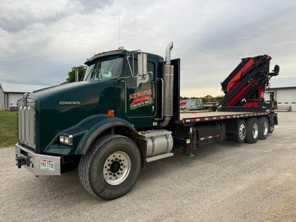 2018 Palfinger PK 40002 EH Knuckle Boom Crane Mounted on 2007 Kenworth T800B 10x4 Boom Truck