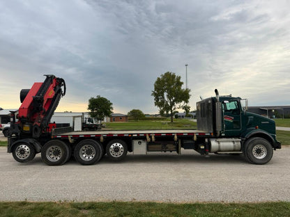 2018 Palfinger PK 40002 EH Knuckle Boom Crane Mounted on 2007 Kenworth T800B 10x4 Boom Truck