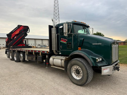 2018 Palfinger PK 40002 EH Knuckle Boom Crane Mounted on 2007 Kenworth T800B 10x4 Boom Truck