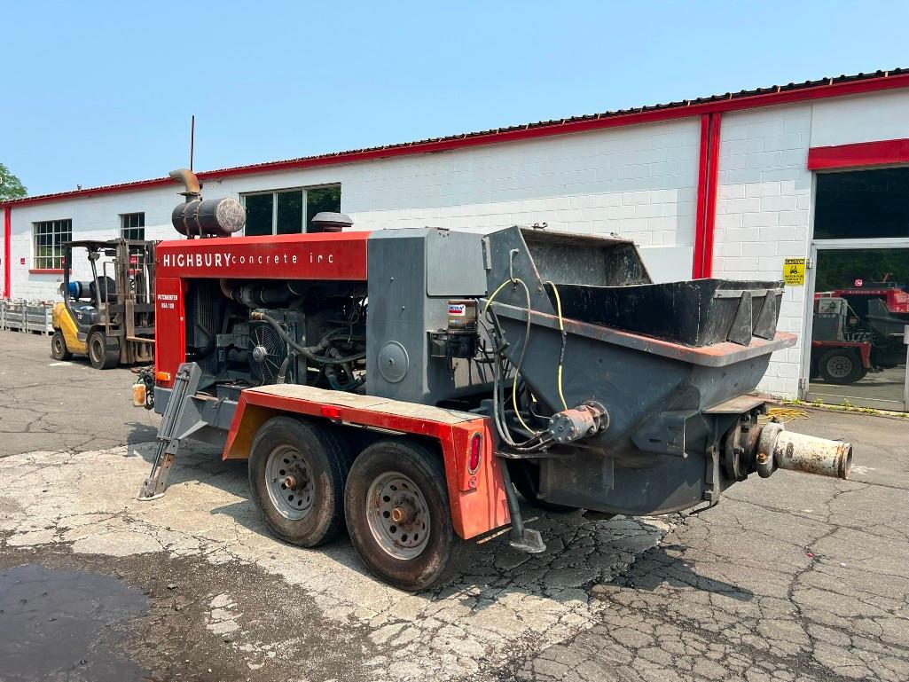 2015 Putzmeister BSA 120-D Trailer Mounted Concrete Pump