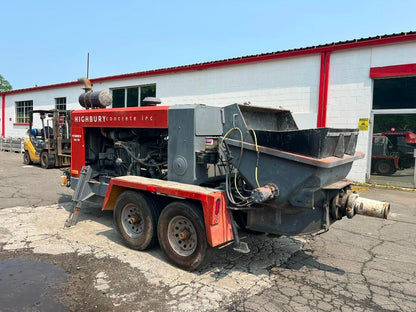 2015 Putzmeister BSA 120-D Trailer Mounted Concrete Pump
