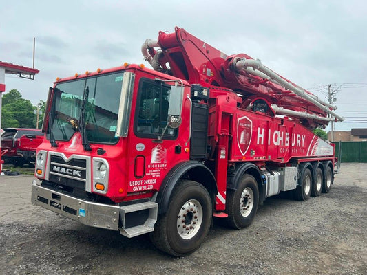 2021 Putzmeister 51m on 2020 Mack Terrapro Concrete Pump Truck