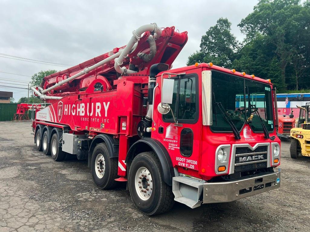 2021 Putzmeister 51m on 2020 Mack Terrapro Concrete Pump Truck
