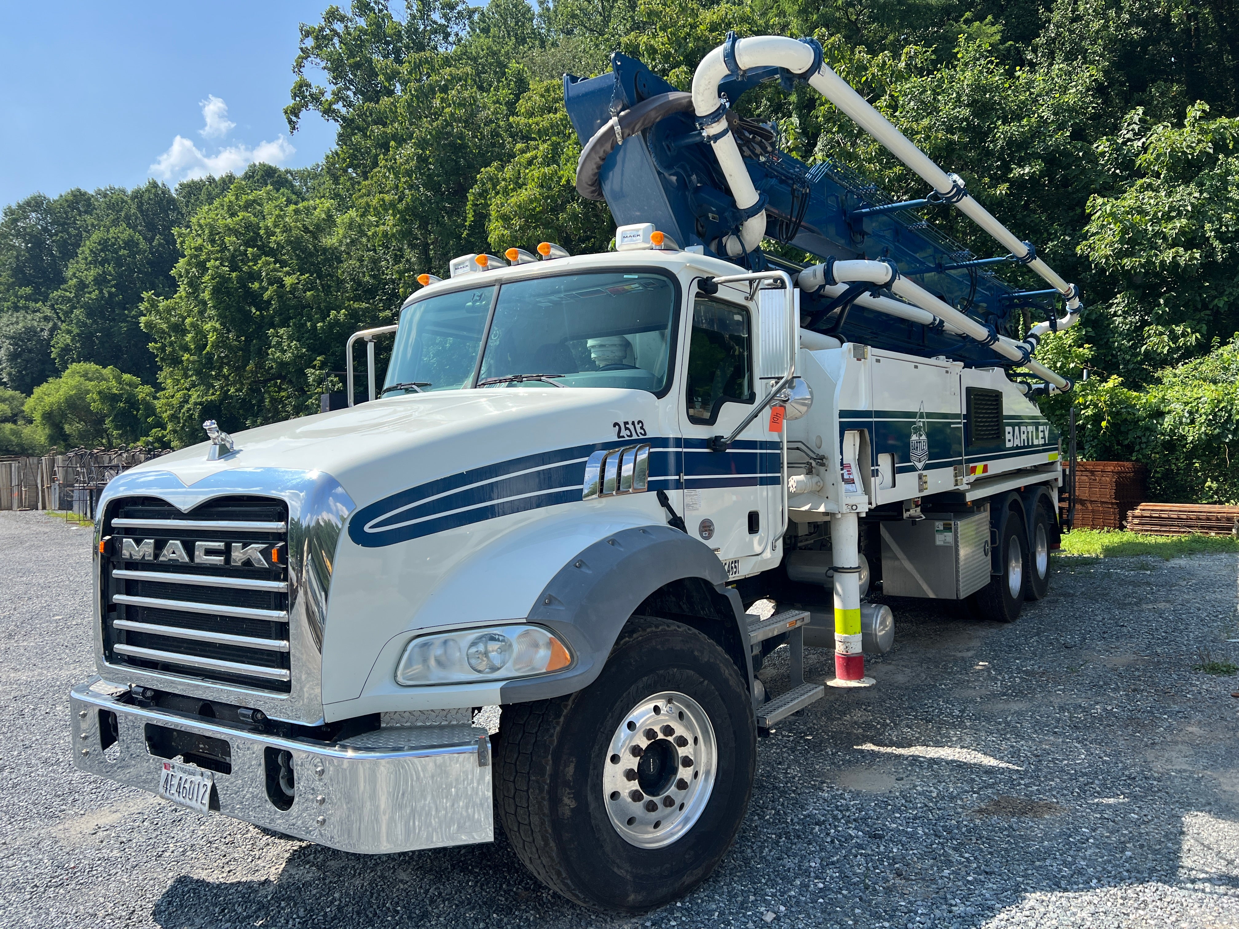 2022 Putzmeister 39m on 2021 Mack Granite Concrete Pump Truck