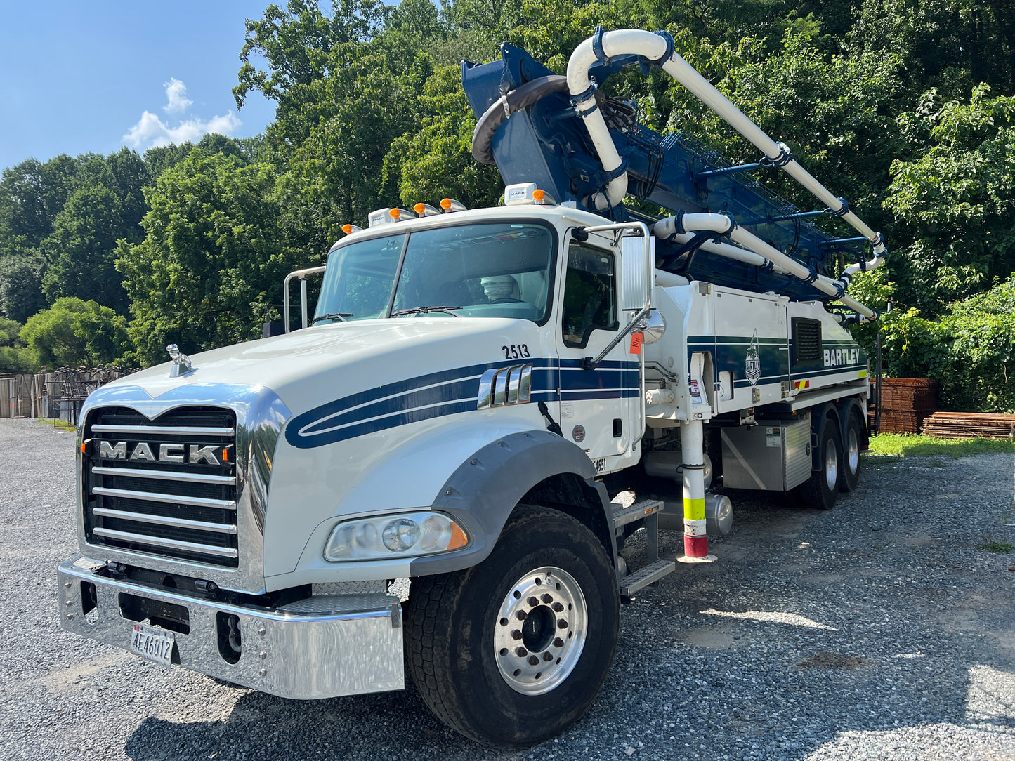2022 Putzmeister 39m on 2021 Mack Granite Concrete Pump Truck