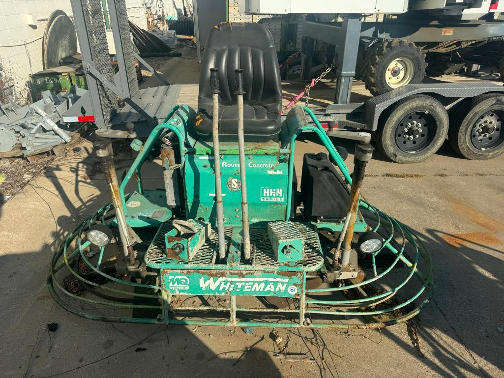 Whiteman HHN 31V TCSE 8' Mechanical Ride-On Concrete Trowel