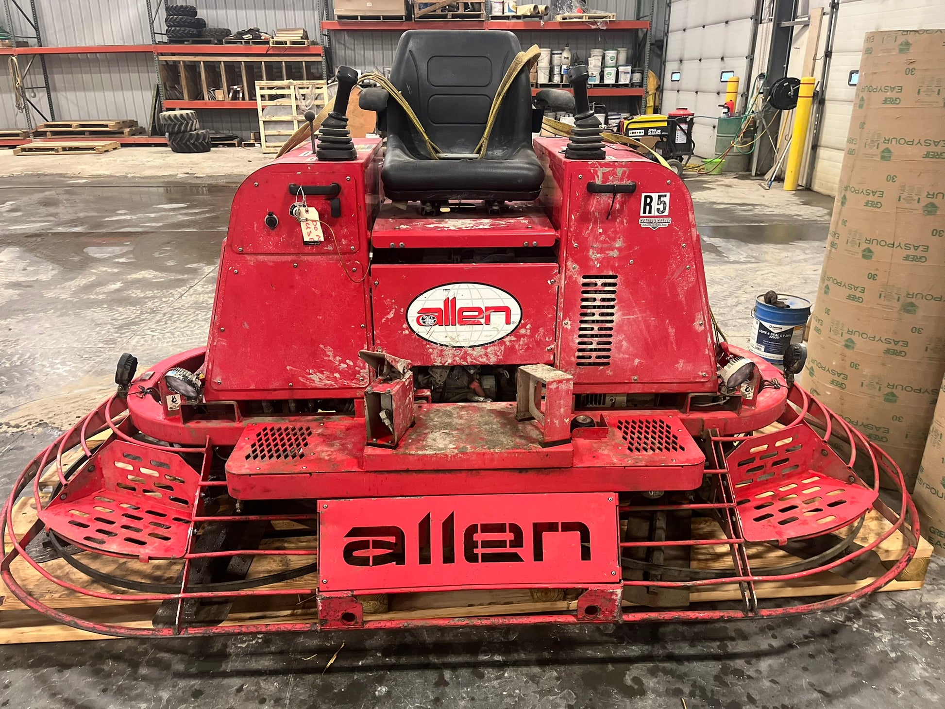 2012 Allen HDX750A Hydro 10' Ride-On Concrete Trowel