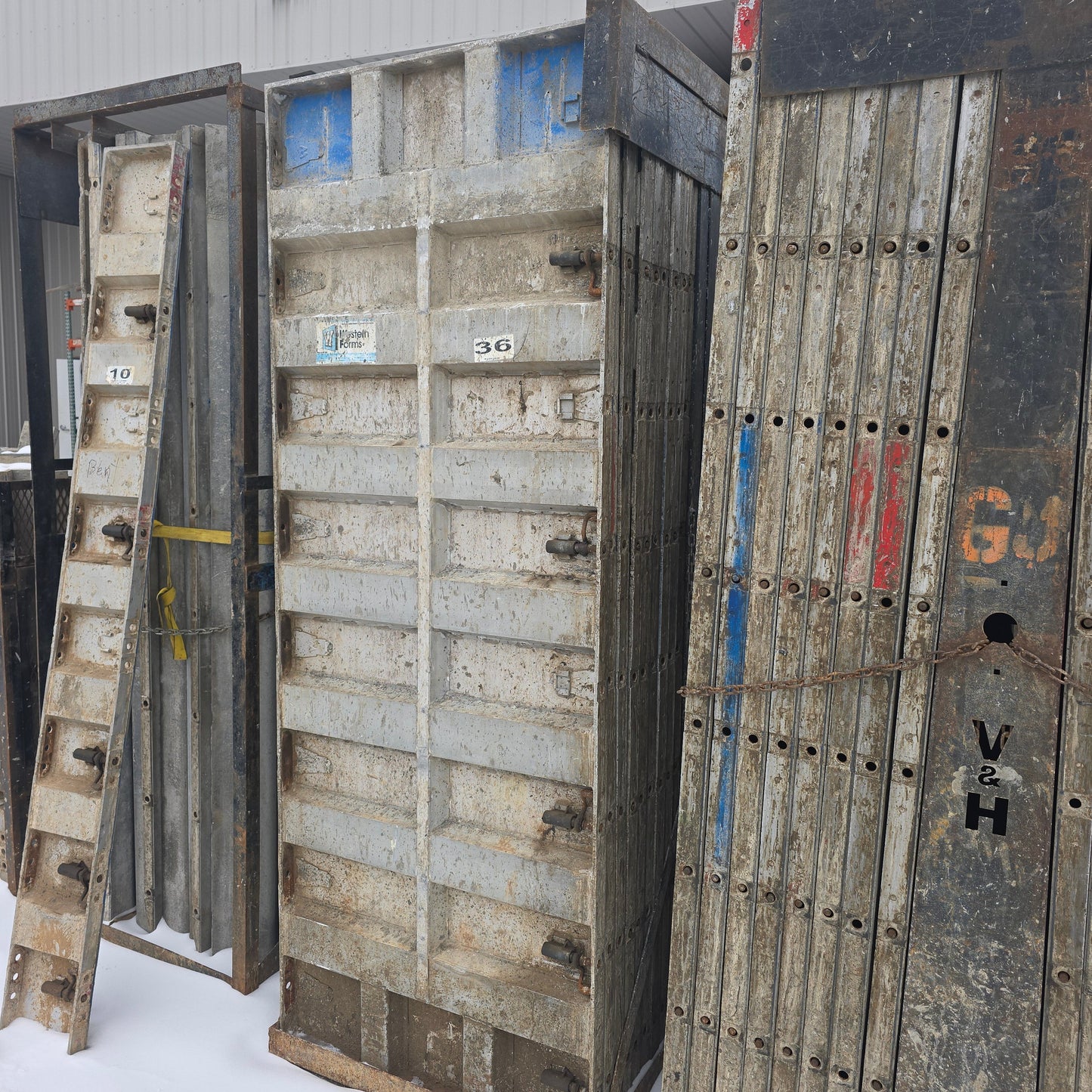 8' Set of Smooth Western Aluminum Concrete Forms