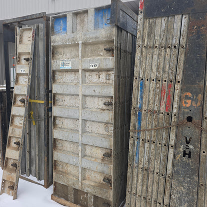 8' Set of Smooth Western Aluminum Concrete Forms