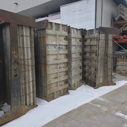 8' Set of Smooth Western Aluminum Concrete Forms