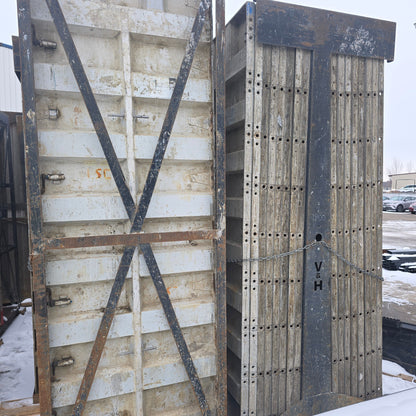 9' Set of Smooth Western Aluminum Concrete Forms