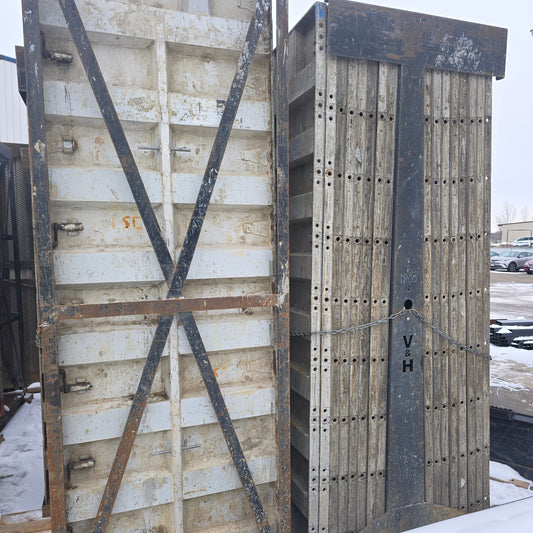 9' Set of Smooth Western Aluminum Concrete Forms