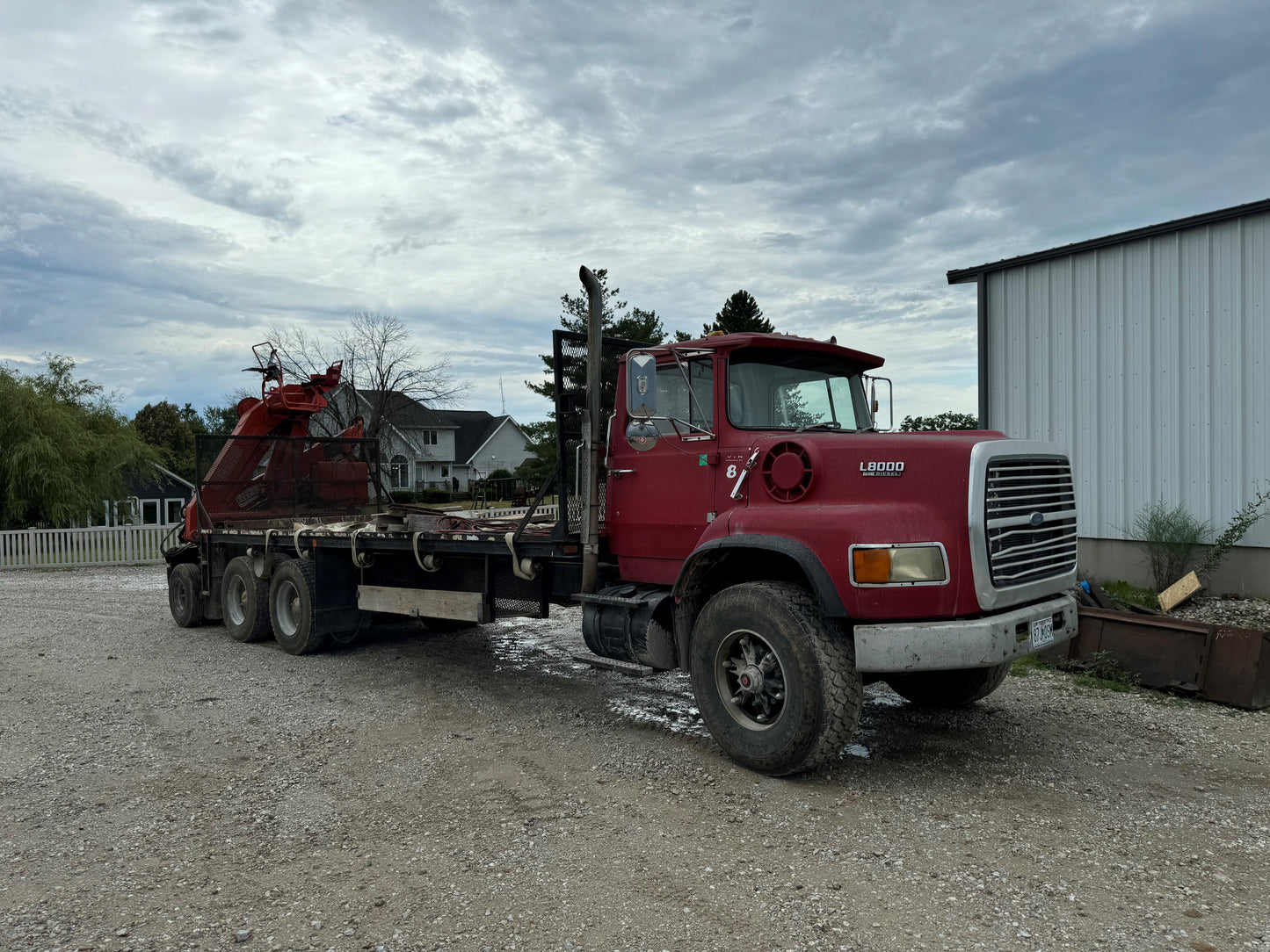 1988 Ford L8000 6x4 Truck with Fassi F145.23 Knuckle Boom Crane