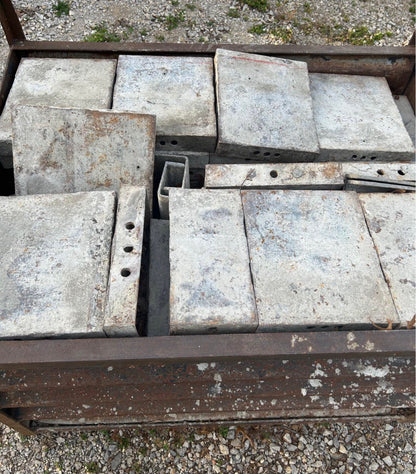 Set of 1' Cap Concrete Forms