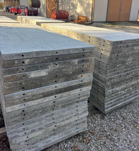 8' Set of Smooth Western Aluminum Concrete Forms