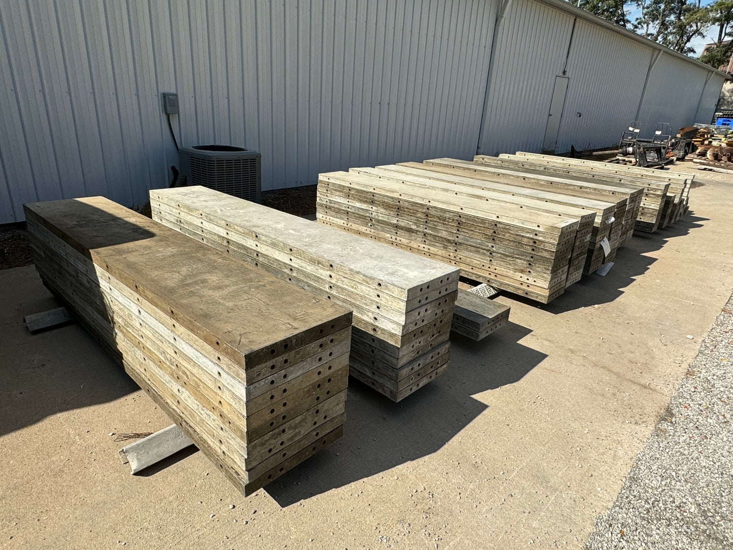 8' aluminum concrete forms