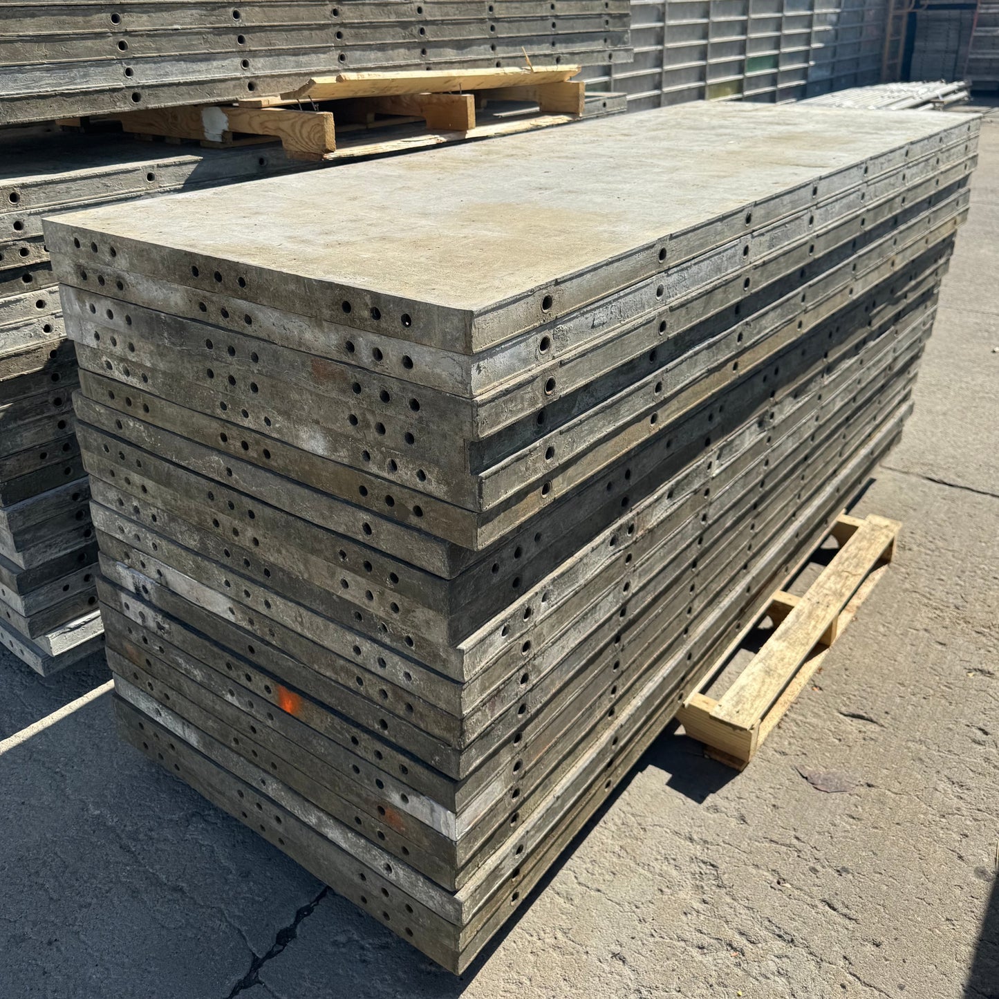 8' aluminum concrete forms