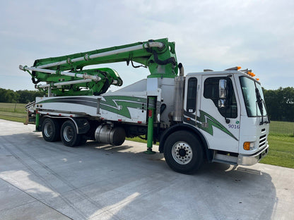 2008 KCP 32m on 2008 American LaFrance Concrete Pump Truck